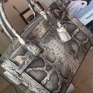 Snake print crossbody/handbag (JUSTFAB)